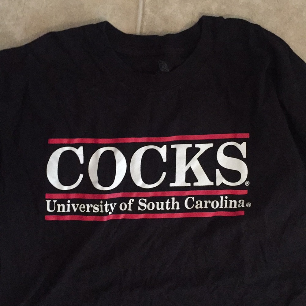 University of South Carolina “cocks” tee